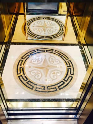 سنگ معرق طرح دار