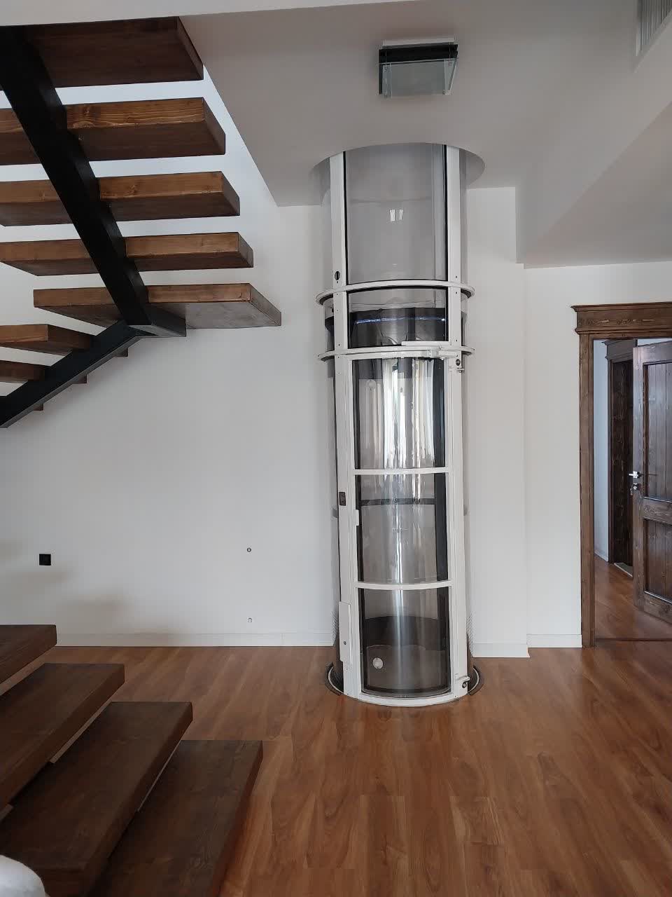 اسانسور شیشه ای خانگی