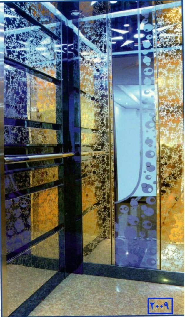 کابین طرح دار استیل