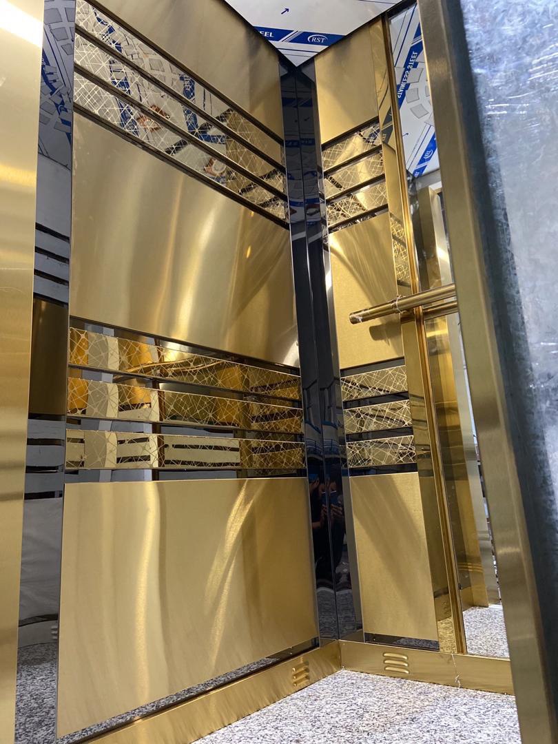 کابین استیل طلایی استیل طلایی