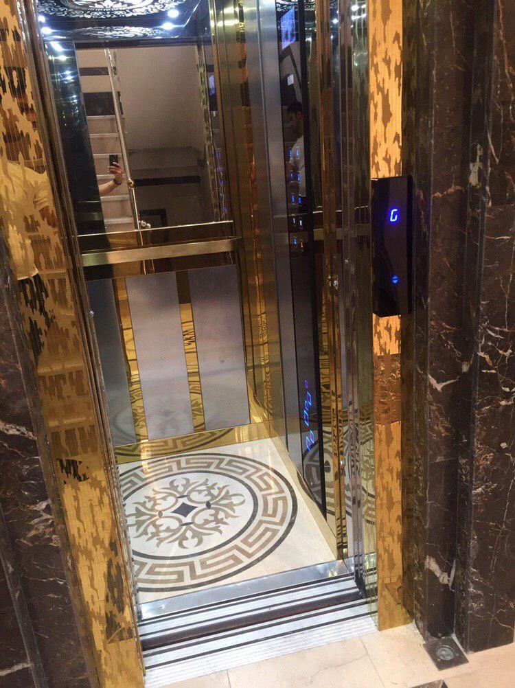 کابن استیل با سنگ معرق تمام استیل